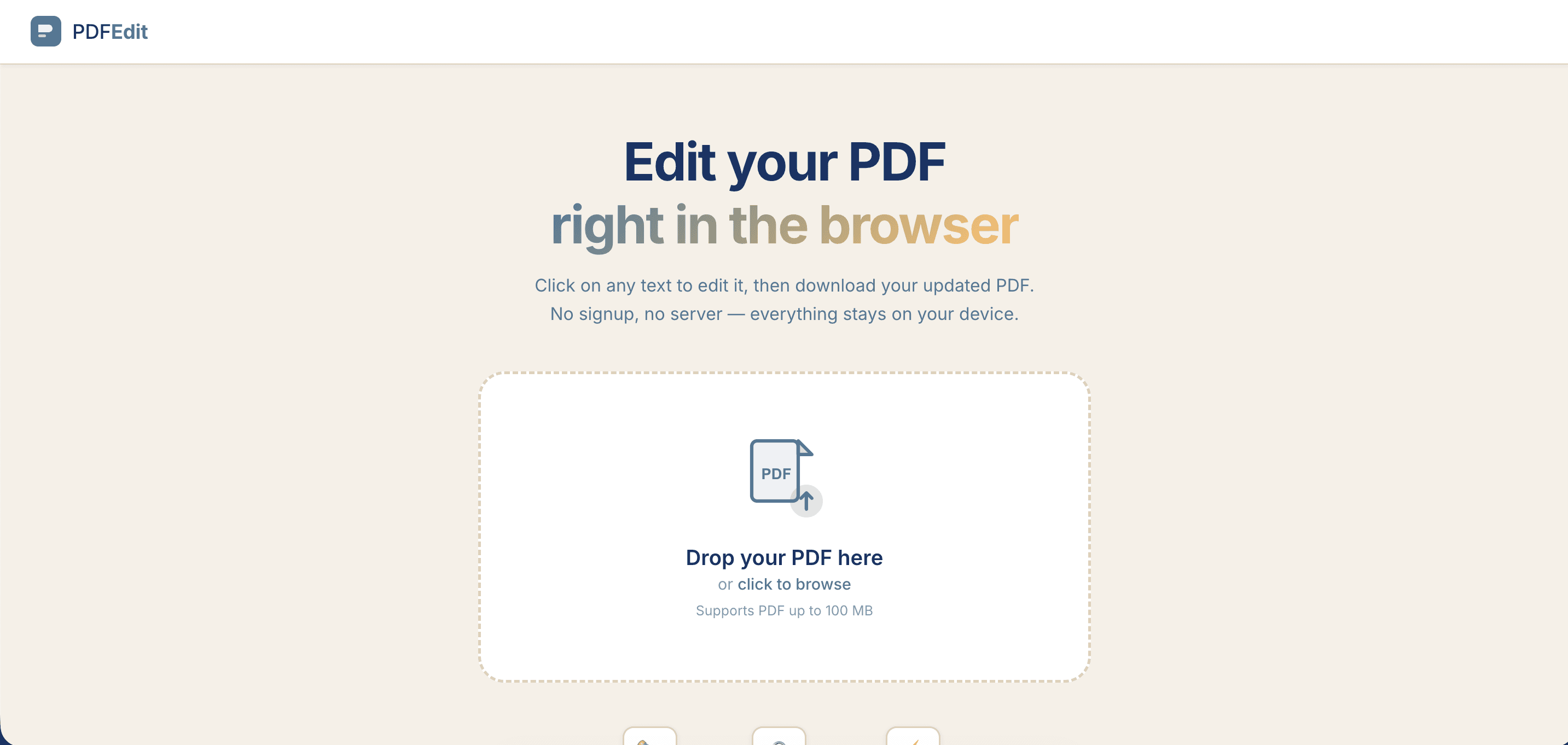 Edit PDF